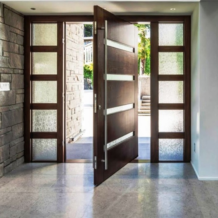 House front door solid wood pivot doors modern large entrance door