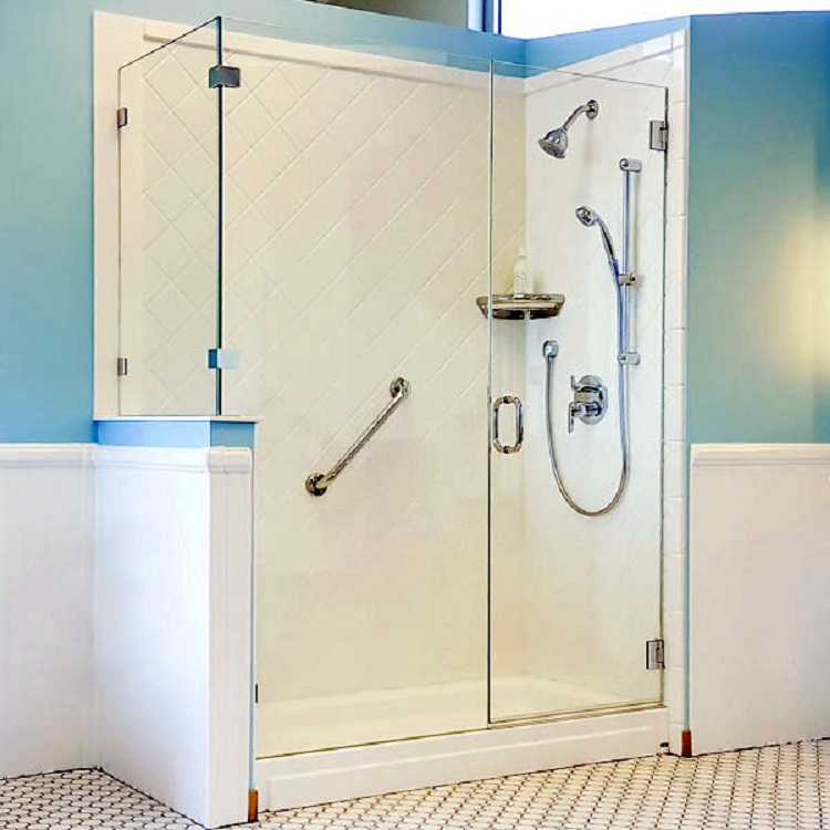 European Style Pivot Glass Shower 